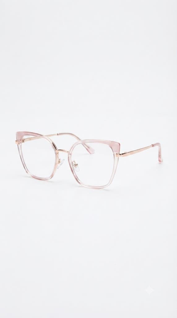 Crystal Pink Cat-Eye Optical - Ladies' Optical designer prescription eyewear frame at St Mary Optical Kenya